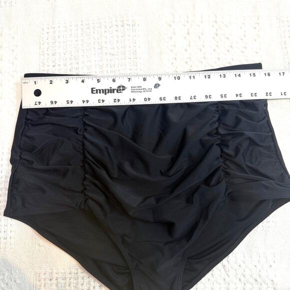 new 2XL Share Happy Moments With You ruched bikini swim bottom SW2 2949 - Picture 5 of 8